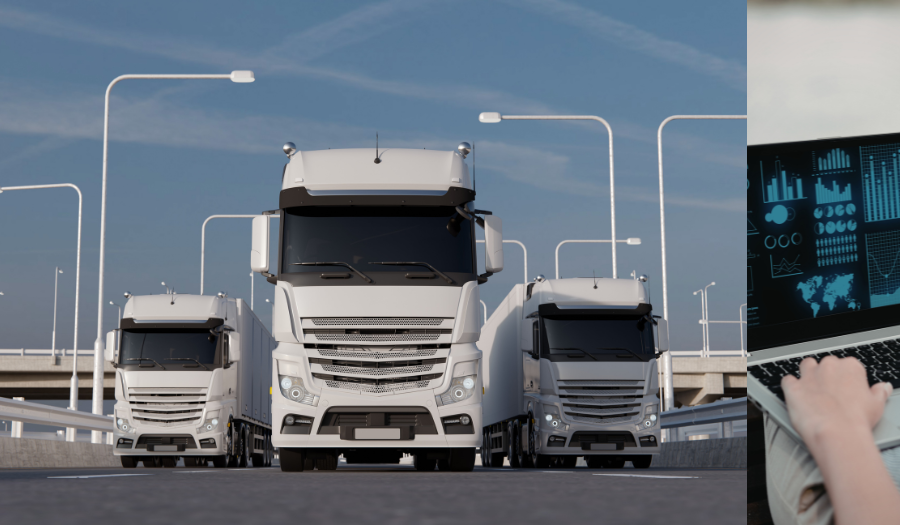 Freight dispatcher managing small fleet loads